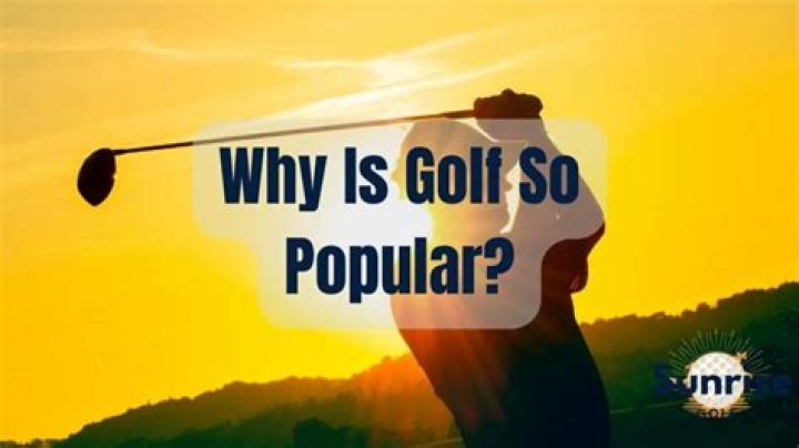 Why is golf not popular?