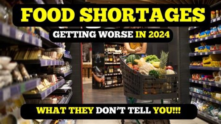 Why is there a shortage of food in the supermarkets?
